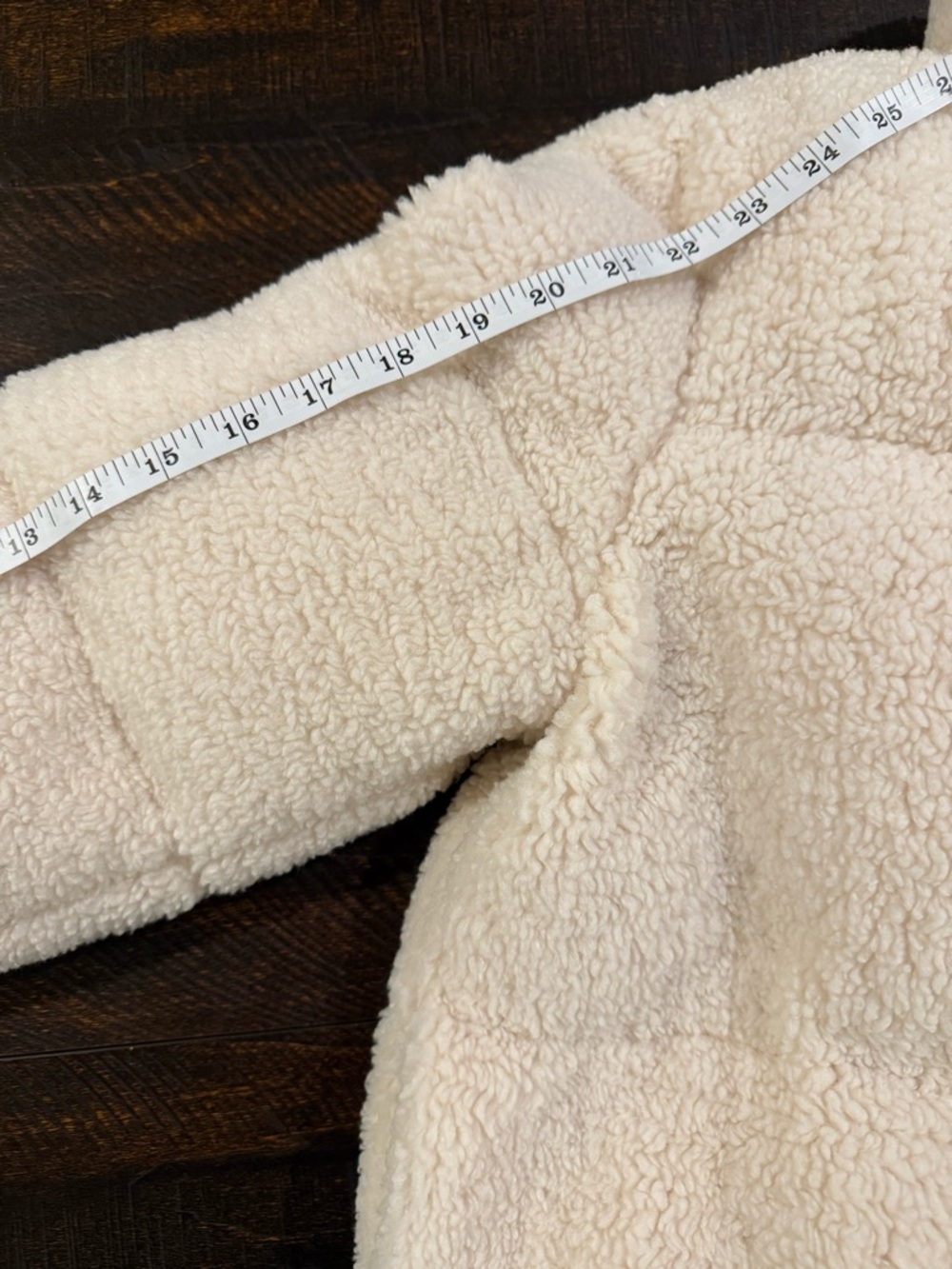 Joie Sherpa Teddy Jacket Cream Cropped Cozy Puffer M - Picture 7 of 12